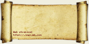 Omilj Jugović vizit kartica